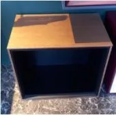 Villeroy & Boch Finion полочка подвесная 418 x 340 x 270 вставка-Black matt корпус- Walnut Подсветок 1 F580PDGN