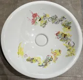 Villeroy & Boch Loop & Friends Раковина для установки на столешницу Gesa Hansen, 430 x 430 x 160 mm, Альпийский белый, без перелива, нешлифованный 514401SF
