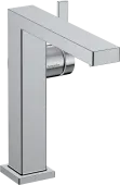 Hansgrohe, Tecturis E, Смеситель для раковины 150 Fine, однорычажный, CoolStart, с клапаном push-open, хром 73040000