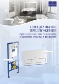 Villeroy & Boch ViConnect Инсталляционная система для унитаза, 525 x 130 x 1120 mm + Клавиша смыва белая 92243068