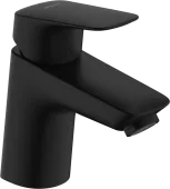 Hansgrohe Logis Смеситель для раковины 70, однорычажный, без сливного набора, матовый черный 71071670