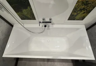 Villeroy & Boch Subway 3.0 Ванна Duo, 1800 x 800 mm, Альпийский белый с наполнением воды UBQ180SBW2TDV-01