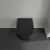Villeroy & Boch Antao Унитаз с открытым смывным краем, настенный, смыв TwistFlush, Pure Black CeramicPlus, без сиденья 4674T0R7