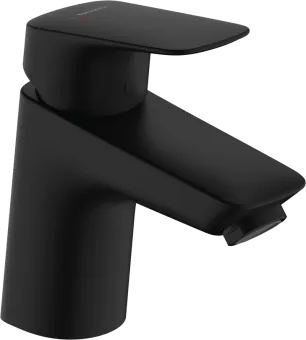 Hansgrohe Logis Смеситель для раковины 70, однорычажный, без сливного набора, матовый черный 71071670