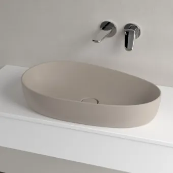Villeroy & Boch Antao Раковина для установки на столешницу, 650 x 400 x 146 mm, Almond CeramicPlus, без перелива 4A7465AM