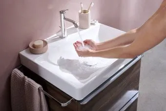 Hansgrohe, Tecturis S EcoSmart, Смеситель для раковины, 73314000