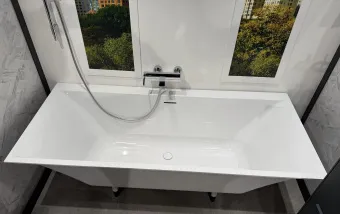 Villeroy & Boch Subway 3.0 Ванна Duo, 1800 x 800 mm, Альпийский белый с наполнением воды UBQ180SBW2TDV-01