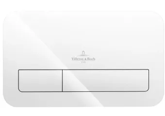 Villeroy & Boch Kлавиша смыва Viconnect 200G, Смыв с 2 объемами, Белое Стекло 922400RE