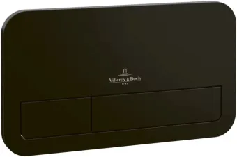 Villeroy & Boch Kлавиша смыва Viconnect 200S, Смыв с 2 объемами, Черная Матовая 922490AN