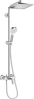Hansgrohe Crometta E Crometta E 240 1jet Showerpipe с однорычажным смесителем, хром 27284000