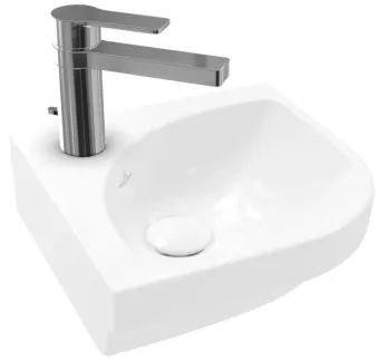 Villeroy & Boch Subway 3.0 Угловая раковина, 320 x 320 x 145 mm, Альпийский белый, без перелива, нешлифованный 43714601