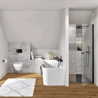 Villeroy & Boch Architectura Square Смеситель для ванны однорычажный TVT125001000K5