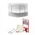 TECE 9400405 TECEbase BASE 2.0 Комплект инсталляции 4 в 1 с панелью смыва ТЕСЕambia, цвет хром, для установки подвесного унитаза