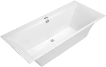 Villeroy & Boch Squaro Edge 12 Ванна Duo, 1800 x 800 mm, Альпийский белый UBQ180SQE2DV-01
