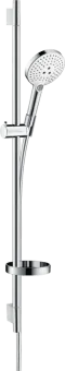 Hansgrohe Raindance Select S Душевой набор 120 3jet со штангой 90 см и мыльницей, белый/хром 26631400