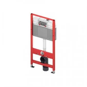 TECE 9400405 TECEbase BASE 2.0 Комплект инсталляции 4 в 1 с панелью смыва ТЕСЕambia, цвет хром, для установки подвесного унитаза