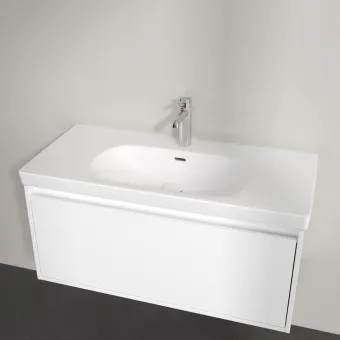 Villeroy & Boch Skyla Pаковина для установки на тумбу, 1000 x 470 x 165 mm, с переливом, Альпийский белый 5A51A501