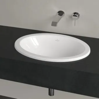 Villeroy & Boch Loop & Friends Встраиваемая раковина, 570 x 410 x 215 mm, Альпийский белый, с переливом, нешлифованный 4A620001