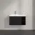 Villeroy & Boch Skyla КОМПЛЕКТ Тумба под раковину, 1 выдвижной ящик, 772 x 436 x 439 mm,Volcano Black + Skyla Pаковина для установки на тумбу крыло справа, 800 x 460 x 160 mm, с переливом, Альпийский белый C78800VL+5A52L101