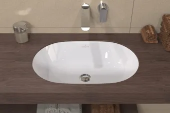 Villeroy & Boch Architectura Раковина для установки под столешницу, внутренний размер 570 x 375x 125 mm, Альпийский белый, с переливом 5A766001