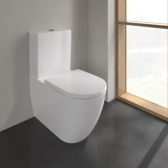 Villeroy & Boch Subway 3.0 Чаша напольного унитаза,с открытым смывным краем, с TwistFlush белый 4672T001