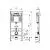 TECE 9400405 TECEbase BASE 2.0 Комплект инсталляции 4 в 1 с панелью смыва ТЕСЕambia, цвет хром, для установки подвесного унитаза