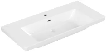 Villeroy & Boch Subway 3.0 Pаковина для установки на тумбу, 1000 x 470 x 165 mm, с переливом, Альпийский белый 4A70A501