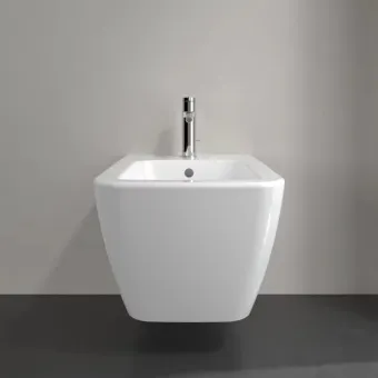 Villeroy & Boch Finion Биде, настенный, 375 x 560 mm, Альпийский белый CeramicPlus 446500R1