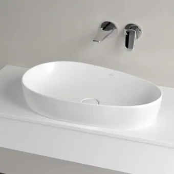 Villeroy & Boch Antao Раковина для установки на столешницу, 650 x 400 x 146 mm, Stone White CeramicPlus, без перелива 4A7465RW