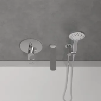 Villeroy & Boch O.novo Однорычажный смеситель скрытого монтажа для ванны TVS10435300061