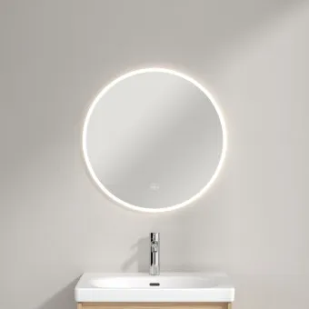 Villeroy & Boch More to See Lite+ Зеркало, с подсветкой, 650 x 650 x 23 mm A4626000