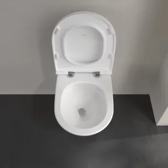 Villeroy & Boch Universo TwistFlush Комбинированная упаковка, настенный, смыв TwistFlush, Альпийский белый 4670T901