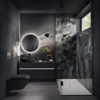 Villeroy & Boch Antao Раковина для установки на столешницу, 510 x 400 x 146 mm, Pure Black CeramicPlus, без перелива 4A7351R7