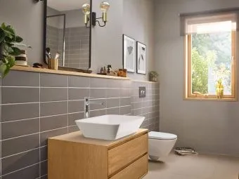 Hansgrohe Rebris E Смеситель для раковины-чаши 240, однорычажный, CoolStart, со сливным гарнитуром, хром 72581000