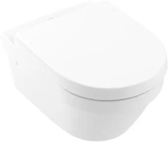 Villeroy & Boch Architectura Сиденье с крышкой для унитаза, с функцией автоматического опускания (SoftClosing), со снимаемым сиденьем (QuickRelease), Альпийский белый 98M9C101