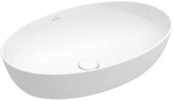 Villeroy & Boch Artis Раковина для установки на столешницу, 610 x 410 x 130 mm, Альпийский белый CeramicPlus, без перелива, нешлифованный 419861R1