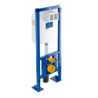 Villeroy & Boch Комплект 3 в 1 Унитаз с сиденьем+Инсталляционная система+Клавиша смыва 568СDR01