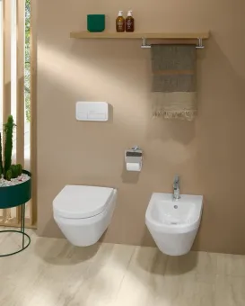 Villeroy & Boch Architectura Биде, настенный, 370 x 530 mm, Альпийский белый 74870001