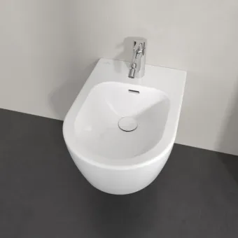 Villeroy & Boch Skyla Биде, настенный, 370 x 530 mm, Альпийский белый 44820001