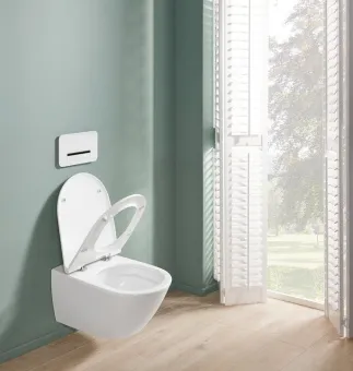 Villeroy & Boch Universo TwistFlush Комбинированная упаковка, настенный, смыв TwistFlush, Альпийский белый 4670T901