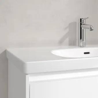 Villeroy & Boch Skyla Pаковина для установки на тумбу, 1000 x 470 x 165 mm, с переливом, Альпийский белый 5A51A501