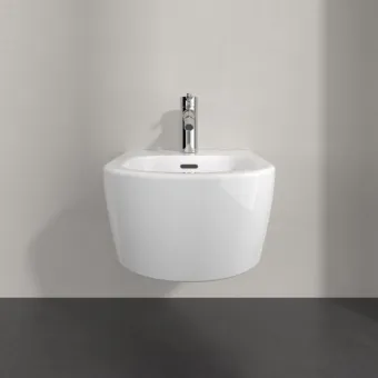 Villeroy & Boch Skyla Биде, настенный, 370 x 530 mm, Альпийский белый 44820001