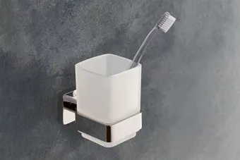 Villeroy & Boch Elements – Striking Держатель для стакана, 70 x 106 x 100 mm, Хром TVA15201900061