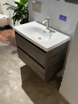 Villeroy & Boch Skyla КОМПЛЕКТ Тумба под раковину, 2 выдвижных ящика, 772 x 596 x 439 mm, Stone Oak +Skyla Pаковина для установки на тумбу, 800 x 460 x 160 mm, с переливом, Альпийский белый C79600RK+5A518001