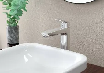 Hansgrohe Logis Смеситель для раковины 190, однорычажный, со сливным гарнитуром, хром 71090000