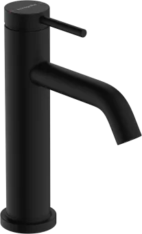 Hansgrohe, Tecturis S, Смеситель для раковины 110, однорычажный, со сливным гарнитуром, матовый черный 73310670