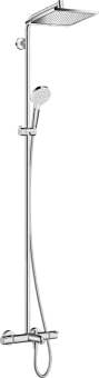 Hansgrohe Crometta E Showerpipe 240 1jet с термостатом для ванны, хром 27298000