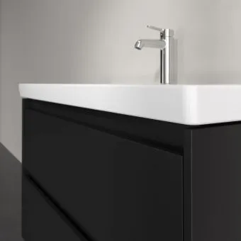 Villeroy & Boch Skyla Тумба под раковину, 2 выдвижных ящика, 972 x 596 x 439 mm, Soft Green +Skyla Pаковина для установки на тумбу, 1000 x 470 x 165 mm, с переливом, Альпийский белый C79900VL+5A51A501