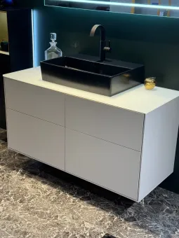 Villeroy & Boch Finion КОМПЛЕКТ Тумба под раковину, 4 выдвижных ящика, 1200 x 603 x 501 mm, Light Grey Mat Lacquer F13100GJ+4A226LR7