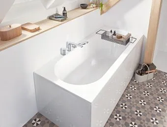 Villeroy & Boch O.novo ванна, 1800x800mm , Акрил Альпийский белый UBA180CAS2V-01